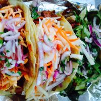 3 vegan tacos- Far East, Banh Mi Craze and Kimchi-Lime at Far East Taco Grille in Washington