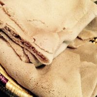 Gluten free injera at Askale Cafe in Washington