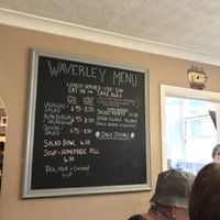 The menu on the day of our visit. at Waverley Vegetarian Restaurant in Carmarthen