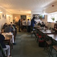Plenty of seating, and just as well. It's busy! at Waverley Vegetarian Restaurant in Carmarthen