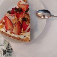 White chocolate with strawberry at Les Demoiselles de Montpellier in Montpellier
