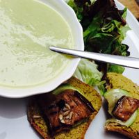 formule soupe froide tartine at Les Demoiselles de Montpellier in Montpellier