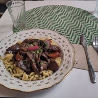 Bourguignon aux champignons at Les Demoiselles de Montpellier in Montpellier