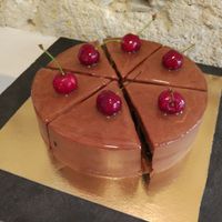 Chocolate and cherry at Les Demoiselles de Montpellier in Montpellier