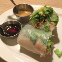 summer rolls wrapped in rice paper at Vegan House in Phoenix