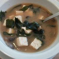 Tofu and Seaweed Soup - light and excellent at Vegan House in Phoenix