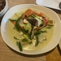 Green curry dinner  #Veganuary at Vegan House in Phoenix