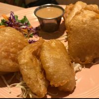 Sweet potato and taro appetizer at Vegan House in Phoenix