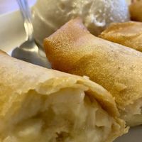   FBI fried banana ice cream  at Vegan House in Phoenix
