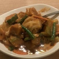 Peanut pumpkin curry  at Vegan House in Phoenix