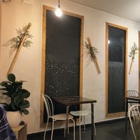 Inside at Hummus in Barcelona