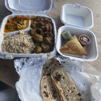 Great portions  at Samosa House West in Los Angeles