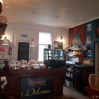 Interior at The Cornerhouse Cafe in Berwick-upon-tweed