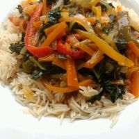 thai curry at The Cornerhouse Cafe in Berwick-upon-tweed