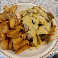 Katsu Chicken Flatbread (special) at The Cornerhouse Cafe in Berwick-upon-tweed