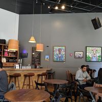 Interior view at Awaken Cafe in Oakland
