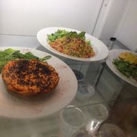 several light/healthy main dishes at VITA - Palermo in Buenos Aires