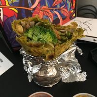 Super green burrito at Juan's Flying Burrito - The CBD in New Orleans