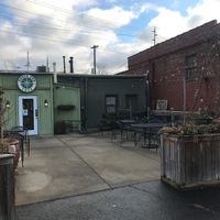 Back patio at North End Cafe in Louisville