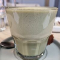 Matcha Almond Latte at HaPP in Luxembourg City