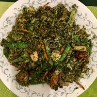 The ‘loon’ is my absolute favourite. While it might not look impressive, it is perfection: fresh and slightly smoky, also great for those who don’t like spicy but want flavou at Peaceful Loft in St Johns