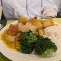 Tofu curry  at Peaceful Loft in St Johns