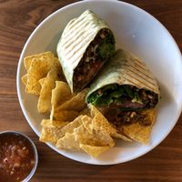 Power burrito at The Hive in Santa Monica