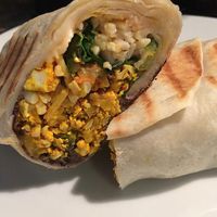 Breakfast burrito. at Muskoka Natural Food Market in Bracebridge