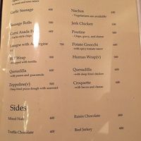 One page from the menu today.  at The Blackstock in Osaka