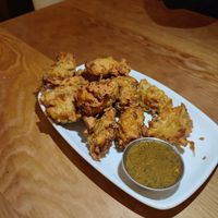 Pakoras at Ranjit's Kitchen in Glasgow