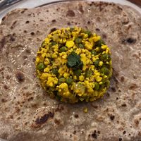 Scrambled paneer at Ranjit's Kitchen in Glasgow