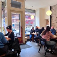 The café at Ranjit's Kitchen in Glasgow