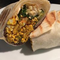 Delicious breakfast burrito. at Deli Lama in Bracebridge