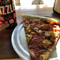 The vegan special of the day at Sizzle Pie - W Burnside in Portland