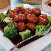 General Tso's so good! at Bodhi Kosher Vegetarian Restaurant in New York City