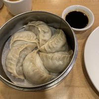 Steamed dumplings  at Bodhi Kosher Vegetarian Restaurant in New York City