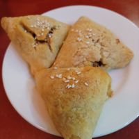 Dumplings at Bodhi Kosher Vegetarian Restaurant in New York City