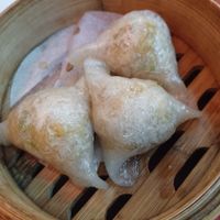 Dumplings at Bodhi Kosher Vegetarian Restaurant in New York City