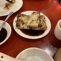 Turnip cakes  at Bodhi Kosher Vegetarian Restaurant in New York City