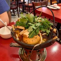 Hot pot at Bodhi Kosher Vegetarian Restaurant in New York City