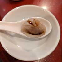 Steamed soup dumpling at Bodhi Kosher Vegetarian Restaurant in New York City