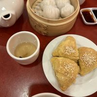Steamed “shrimp” and meat filled (A MUST! It’s in this soft dough just wow)  #Veganuary at Bodhi Kosher Vegetarian Restaurant in New York City