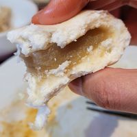 Sweet lotus bun at Bodhi Kosher Vegetarian Restaurant in New York City