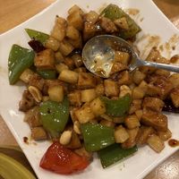 King Pao chicken   at Bodhi Kosher Vegetarian Restaurant in New York City