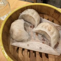 Taro dumplings  at Bodhi Kosher Vegetarian Restaurant in New York City