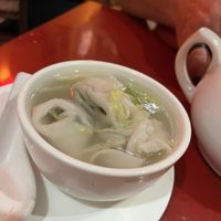Wonton soupp  at Bodhi Kosher Vegetarian Restaurant in New York City