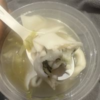 wonton soupp  at Bodhi Kosher Vegetarian Restaurant in New York City
