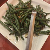 Green beans  at Bodhi Kosher Vegetarian Restaurant in New York City