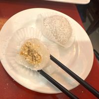 Sweet sticky rice w. Coconut (w. Peanut)  at Bodhi Kosher Vegetarian Restaurant in New York City