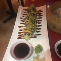 Dragon roll at Bodhi Kosher Vegetarian Restaurant in New York City